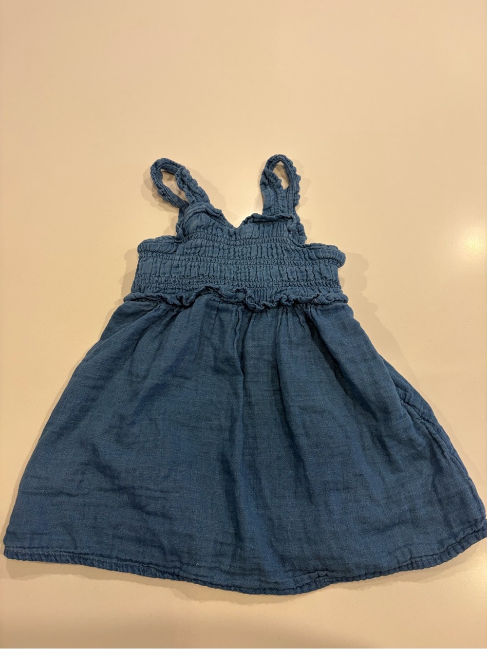 Cat & Jack Blue Gauze Sundress – Size 4T